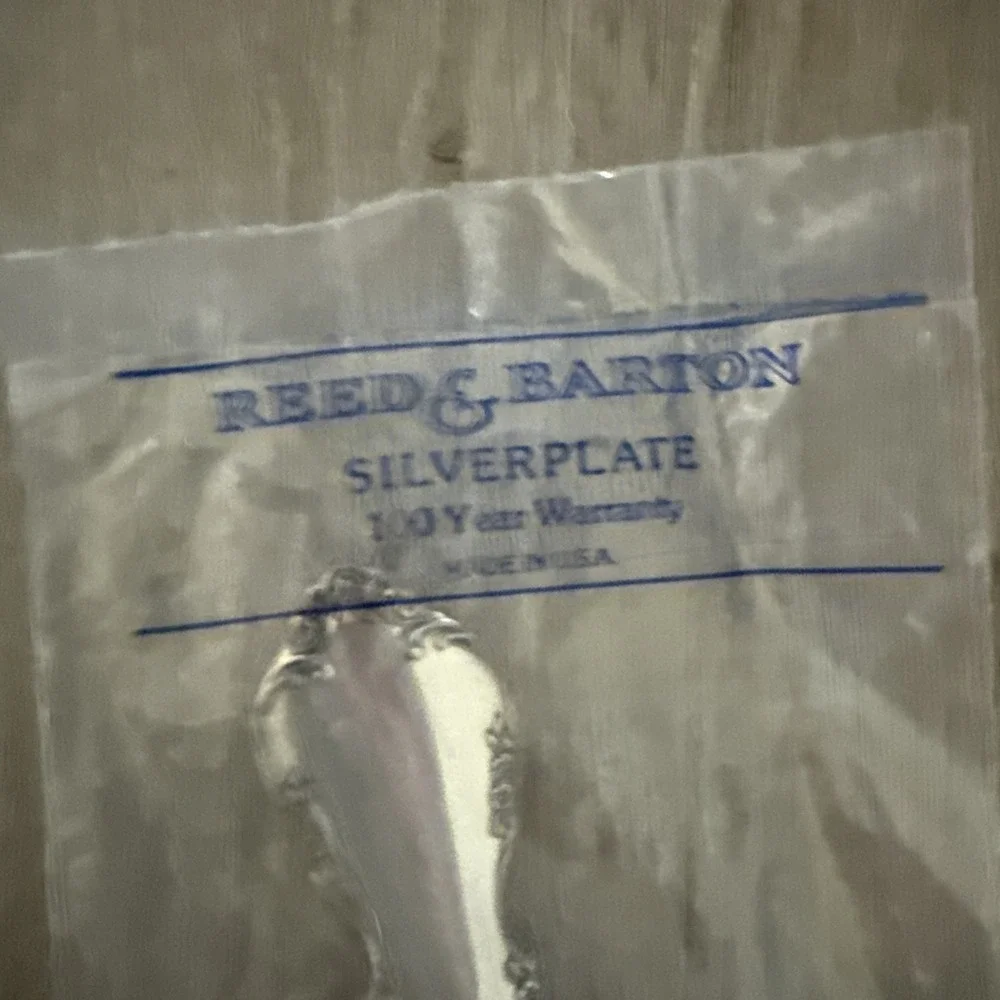 Reed & Barton DRESDEN ROSE Silverplate 1953 Silverware Pierced/slotted‎ Spoon
